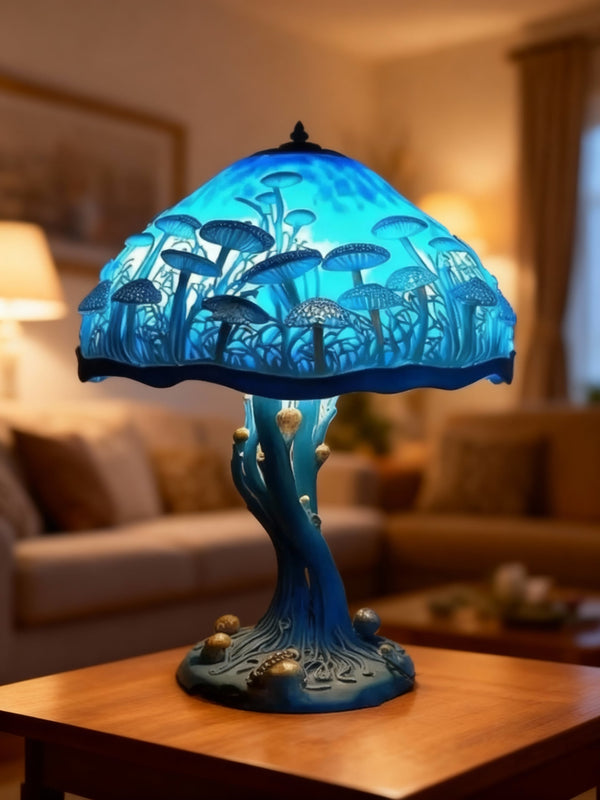 BLUEAURA | Modrá stolná lampa s mystickým nádychom