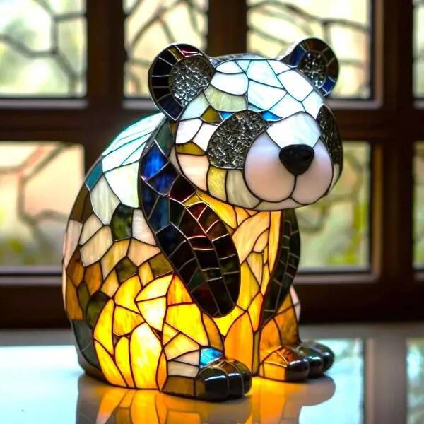 Panda - Lampa vo Vitráži