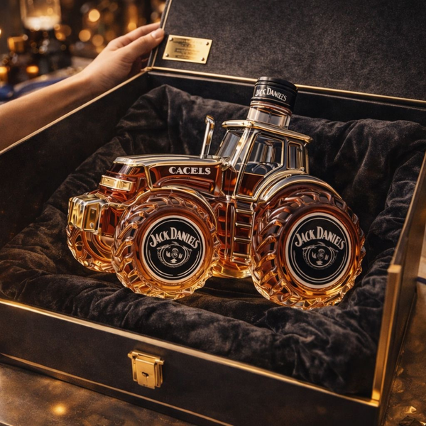 Whisky Fles - Špeciálna Edícia Traktor