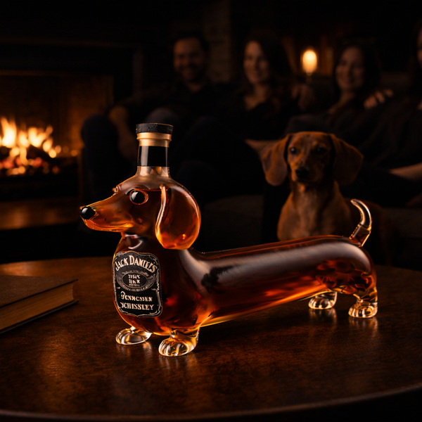Jack Daniel's Whisky Fľaša - Edícia Dachshund