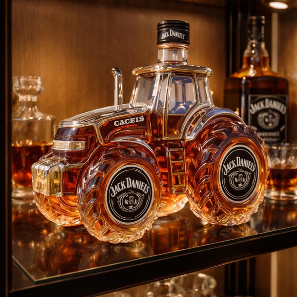 Whisky Fles - Špeciálna Edícia Traktor
