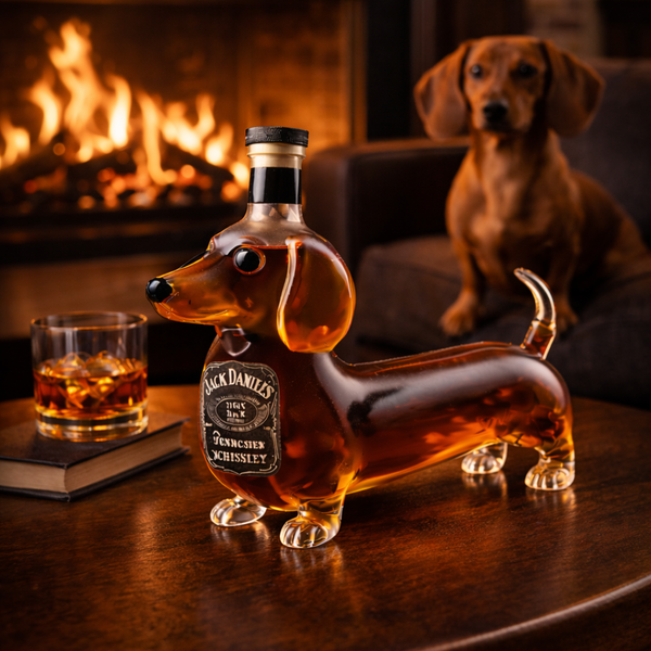 Jack Daniel's Whisky Fľaša - Edícia Dachshund