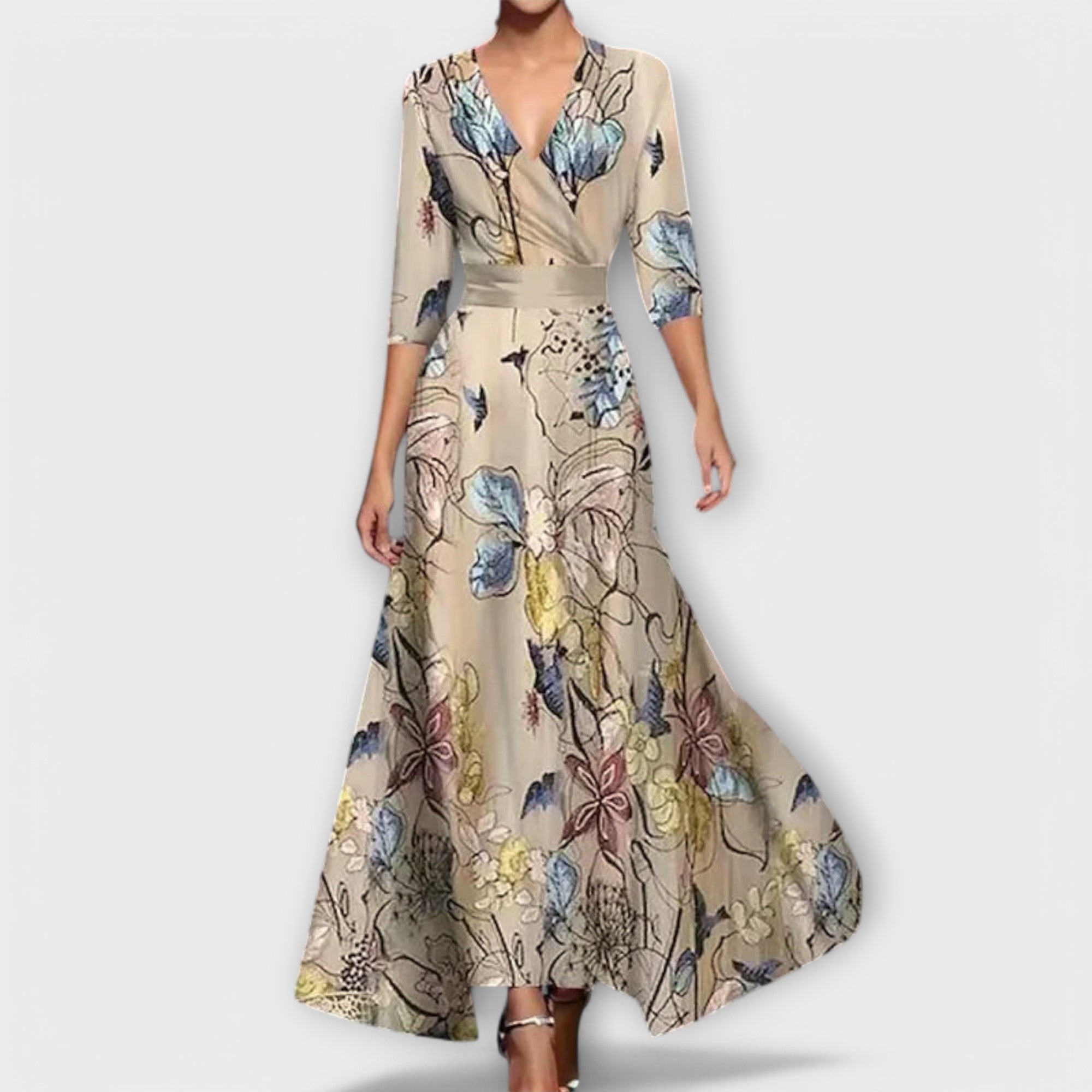 Alma - Elegantná dámska šaty s rukávmi