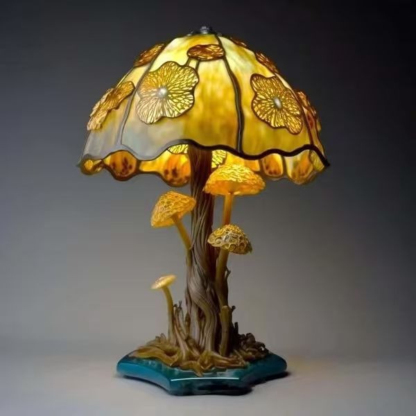SHROOMGLOW | Ručne vyrobená nočná lampa v tvare huby